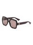 Main View - Click To Enlarge - GUCCI - Injected Square Sunglasses