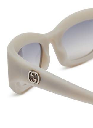 Detail View - Click To Enlarge - GUCCI - Acetate Cat Eye Sunglasses