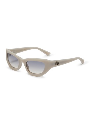 Main View - Click To Enlarge - GUCCI - Acetate Cat Eye Sunglasses