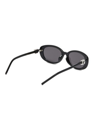 Figure View - Click To Enlarge - GUCCI - Acetate Oval Sunglasses