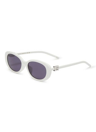 Main View - Click To Enlarge - GUCCI - Acetate Oval Sunglasses