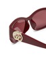 Detail View - Click To Enlarge - GUCCI - Acetate Rectangular Sunglasses