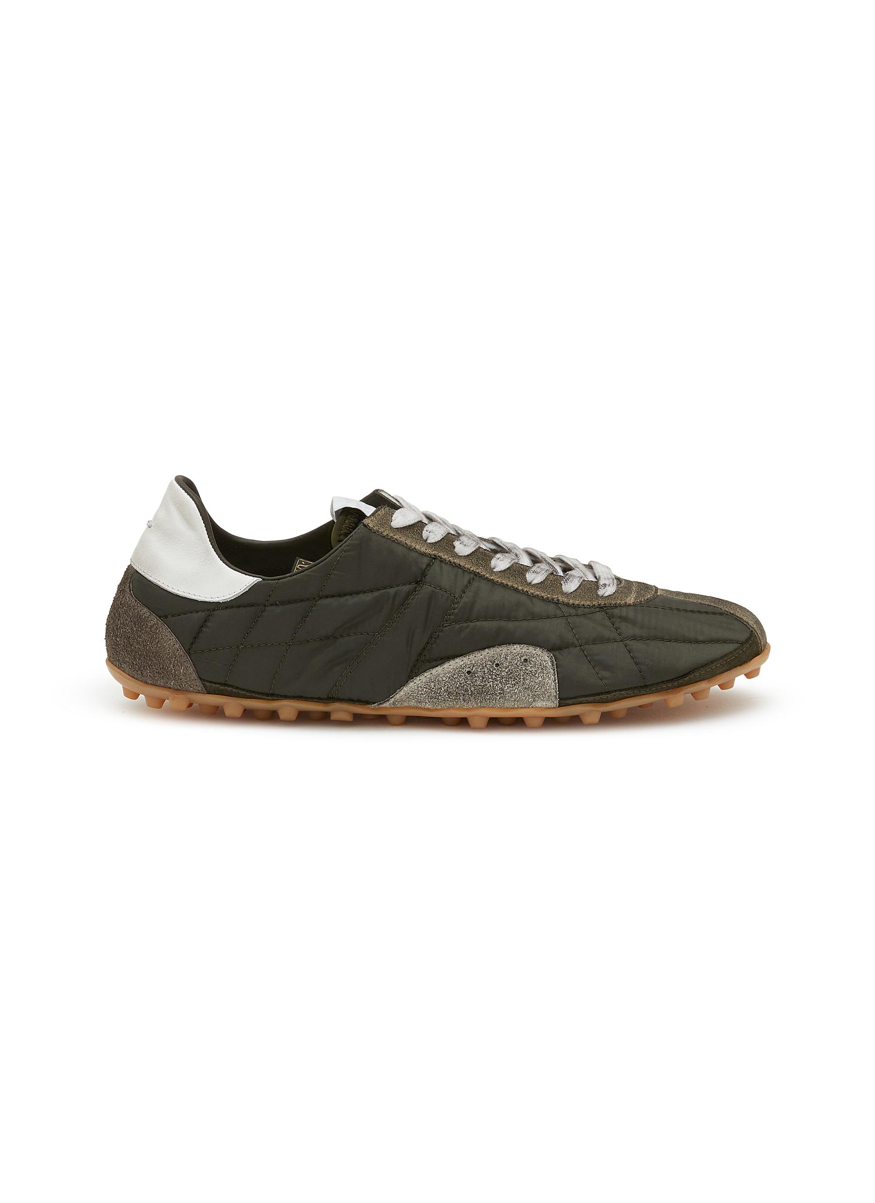 MAISON MARGIELA | Sprinters Quilted Nylon Suede Men's Sneakers