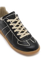 【Maison Margiela】C★ MAISON MARGIELA | Frayed Leather Low Top Men's Sneakers