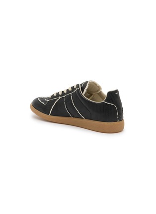  - MAISON MARGIELA - Frayed Leather Low Top Men's Sneakers