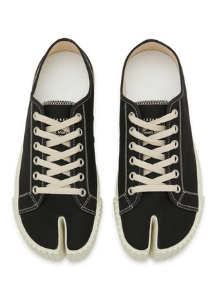 Detail View - Click To Enlarge - MAISON MARGIELA - Tabi Canvas Low Top Men's Sneakers