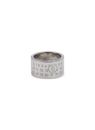 Main View - Click To Enlarge - MM6 MAISON MARGIELA - Embossed Logo Brass Ring