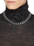 Figure View - Click To Enlarge - MM6 MAISON MARGIELA - Curb Chain Brass Necklace