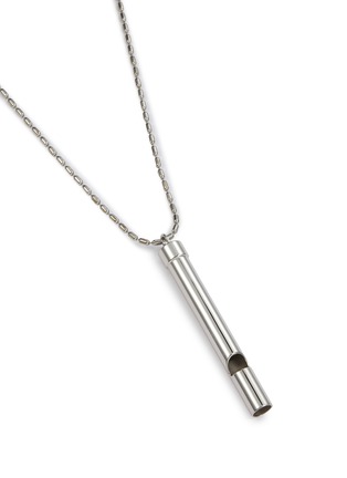 Detail View - Click To Enlarge - MM6 MAISON MARGIELA - Whistle Brass Pendant Necklace