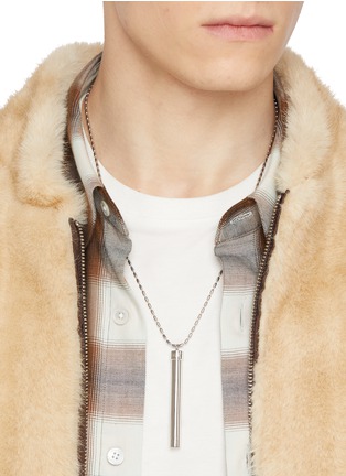 Figure View - Click To Enlarge - MM6 MAISON MARGIELA - Whistle Brass Pendant Necklace