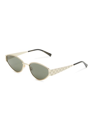 Main View - Click To Enlarge - GUCCI - Metal Cat Eye Sunglasses
