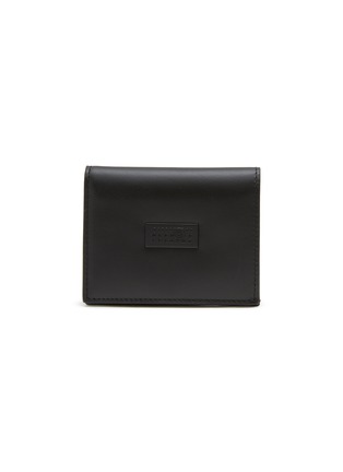 Main View - Click To Enlarge - MM6 MAISON MARGIELA - Numeric Logo Embossed Leather Wallet