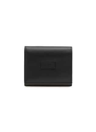 Main View - Click To Enlarge - MM6 MAISON MARGIELA - Numeric Logo Embossed Leather Trifold Wallet