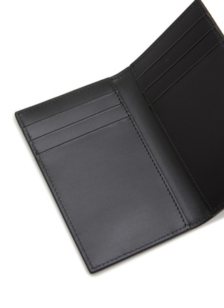 Detail View - Click To Enlarge - MM6 MAISON MARGIELA - Contrast Stitch Leather Card Holder