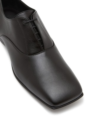 Detail View - Click To Enlarge - MM6 MAISON MARGIELA - Leather Derby Shoes