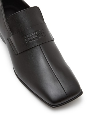 Detail View - Click To Enlarge - MM6 MAISON MARGIELA - Leather Mocassin Loafers