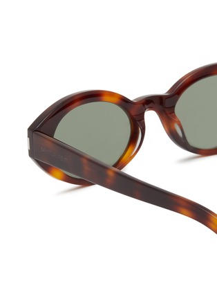Detail View - Click To Enlarge - SAINT LAURENT - Acetate Oval Sunglasses