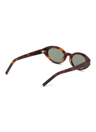 Figure View - Click To Enlarge - SAINT LAURENT - Acetate Oval Sunglasses