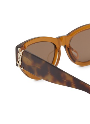 Detail View - Click To Enlarge - SAINT LAURENT - Acetate Cat Eye Sunglasses