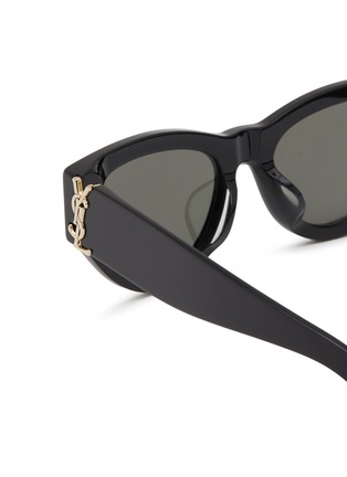 Detail View - Click To Enlarge - SAINT LAURENT - Acetate Cat Eye Sunglasses