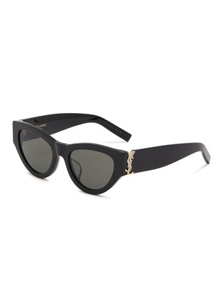Main View - Click To Enlarge - SAINT LAURENT - Acetate Cat Eye Sunglasses