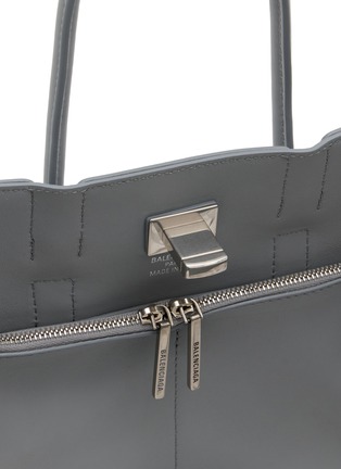Detail View - Click To Enlarge - BALENCIAGA - Medium Bel Air Leather Tote Bag