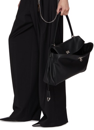 Front View - Click To Enlarge - BALENCIAGA - Medium Rodeo Leather Shoulder Bag