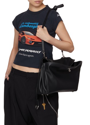 Figure View - Click To Enlarge - BALENCIAGA - Medium Rodeo Leather Shoulder Bag