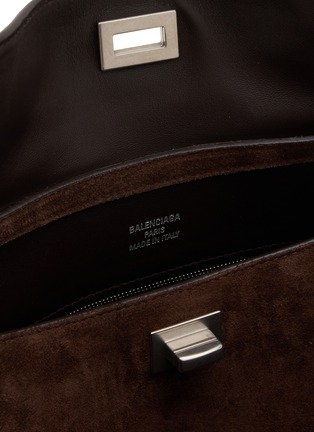 Detail View - Click To Enlarge - BALENCIAGA - Small Rodeo Suede Shoulder Bag