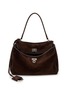 Main View - Click To Enlarge - BALENCIAGA - Small Rodeo Suede Shoulder Bag