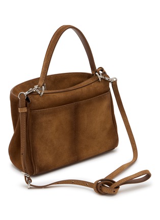 Detail View - Click To Enlarge - BALENCIAGA - Small Rodeo Suede Shoulder Bag