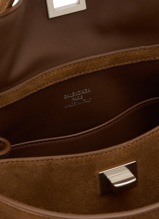 Detail View - Click To Enlarge - BALENCIAGA - Small Rodeo Suede Shoulder Bag