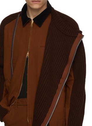  - SACAI - x Carhartt Hybrid Knit Blouson Jacket