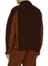 Back View - Click To Enlarge - SACAI - x Carhartt Hybrid Knit Blouson Jacket