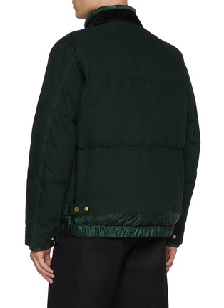 Back View - Click To Enlarge - SACAI - x Carhartt WIP Layered Cotton Puffer Jacket