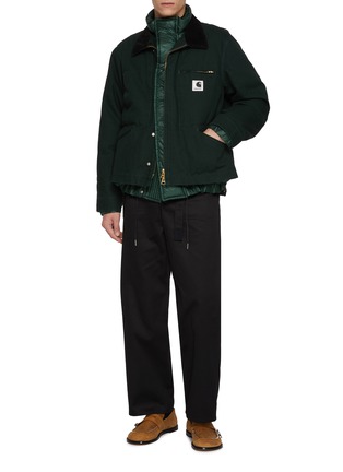 Figure View - Click To Enlarge - SACAI - x Carhartt WIP Layered Cotton Puffer Jacket