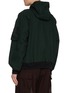 Back View - Click To Enlarge - SACAI - x Carhartt WIP Layered Cotton Hoodie