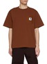 Main View - Click To Enlarge - SACAI - x Carhartt WIP Side Split Patch Pocket Cotton T-Shirt