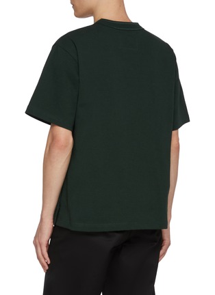 Back View - Click To Enlarge - SACAI - x Carhartt WIP Side Split Patch Pocket Cotton T-Shirt