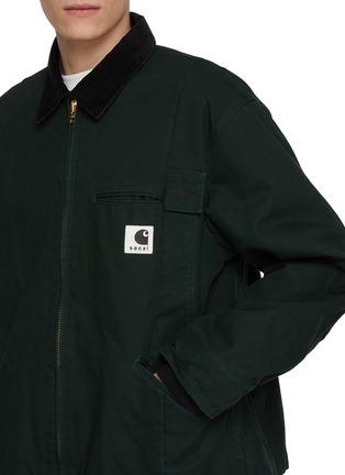  - SACAI - x Carhartt WIP Contrast Collar Frankenstein Cotton Jacket