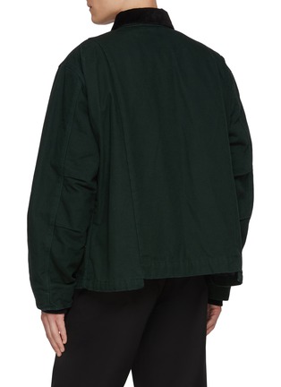 Back View - Click To Enlarge - SACAI - x Carhartt WIP Contrast Collar Frankenstein Cotton Jacket