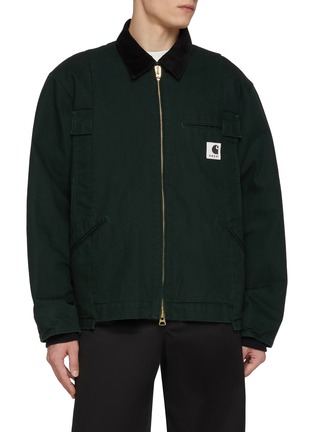 Main View - Click To Enlarge - SACAI - x Carhartt WIP Contrast Collar Frankenstein Cotton Jacket