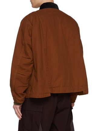 Back View - Click To Enlarge - SACAI - x Carhartt WIP Contrast Collar Frankenstein Cotton Jacket