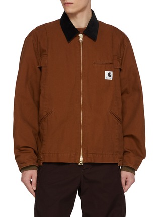 Main View - Click To Enlarge - SACAI - x Carhartt WIP Contrast Collar Frankenstein Cotton Jacket