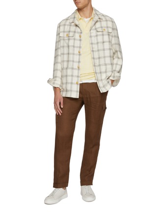 Figure View - Click To Enlarge - SUNSPEL - Riviera Pocket Cotton Polo Shirt