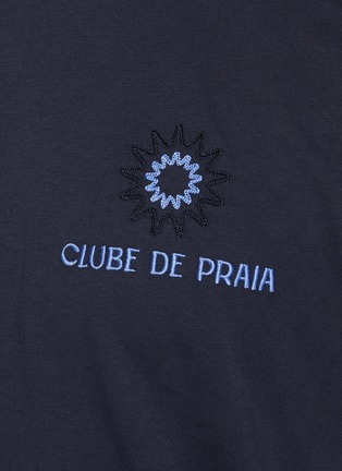  - FRESCOBOL CARIOCA - Embroidered Crewneck Cotton T-shirt