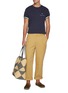 Figure View - Click To Enlarge - FRESCOBOL CARIOCA - Embroidered Crewneck Cotton T-shirt