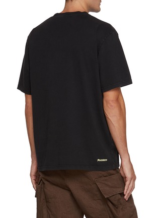 Back View - Click To Enlarge - JW ANDERSON - Contrast Embroidered Cotton T-Shirt