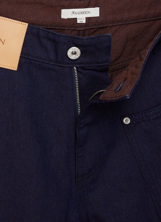 - JW ANDERSON - Twisted Turn Up Dark Wash Workwear Jeans