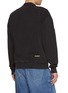 Back View - Click To Enlarge - JW ANDERSON - Garment Dyed V-Neck Cotton Cardigan